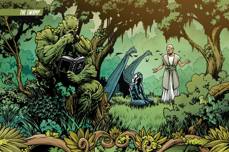Illustration for article titled The end of Charles Soule’s Swamp Thing explores the nature of art